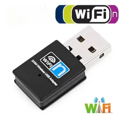 ミニPC WiFiアダプター150M/300M USB WiFiアンテナワイヤレスコンピューターネットワークカード802.11N/G/BポータブルUSB WiFiレシーバーアダプター
