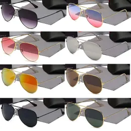 3025 NOWOŚĆ MĘŻCZYZN SUNGASSES Aviator Vintage Pilot Brand Sun Glasses Polaryzowane Uv400 Women Sunglasses Wayfarer 2020 Nowe 288T