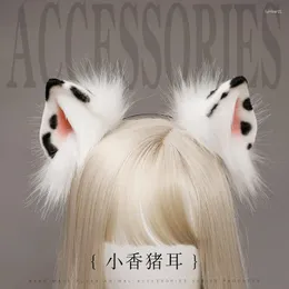 Forniture per feste anime orecchie di maiale fragranti fascia kawaii per capelli accessori per capelli jk girl halloween cosplay oggetti di scena