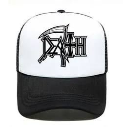 Death Hoodies Band Rock Band الثقيلة معادن البيسبول Cap Women Men للجنسين 2020 الصيف القبعات Mesh Mesh Outdoor Sun Hatx1016783507