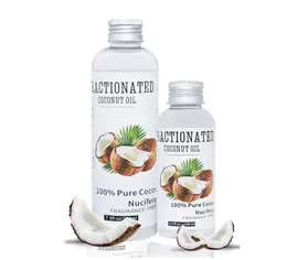 Tropicana 100 naturale Organico Extra vergine di cocco Olio di cocco Thailandia Pressa a freddo Pelle per la cura del massaggio Prodotto di rilassamento olio 6016078