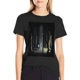 Frauenpolos Dead Hand II T-Shirt Sommer Tops ästhetische Kleidung übergroße schwarze T-Shirts für Frauen