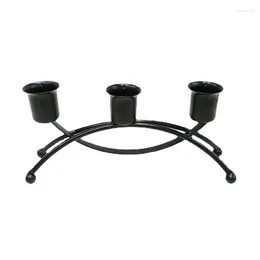 Ljushållare H8WB hållare för pelarljus Tall Taper Long Display Decor Dinning Party Wedding Iron Metal Stand