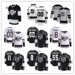 Лос -Анджелес индивидуальные Kings хоккейные майки 11 Anze Kopitar 8 Drew Doughty 99 Уэйн Гретцки 55 Quinton Byfield 22 Кевин Фиала 4 Роб Блейк 20 Luc Robitaille 12 Trevor Moore