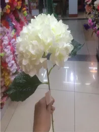 Artificial Hydrangea Flower 80cm315quot Fake Silk Single Hydrangeas 6 Colors for Wedding Centerpieces Home Party Decorative Fl9196663