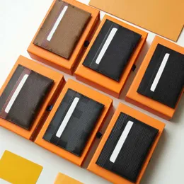 Мужские кошельки для дизайнерского держателя карт женщин мини -кошелек высочайший качественный держатель кредитных карт