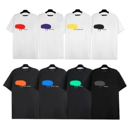 12 kolorów T-shirty Designer Designer dla mężczyzn koszulki z literami mody koszulki krótkie rękawowe koszulki top 10a