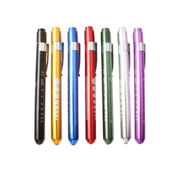 Flashlight LED portatile Pronto soccorso Medical Luce Luce DOT Penna Pen Diagnosi Diagnosi di assistenza a domicilio Multipli Colori Disponibili