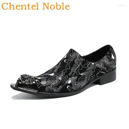 الأحذية غير الرسمية العلامة التجارية Chentel Manual Metal Gentleman فريدة من نوع