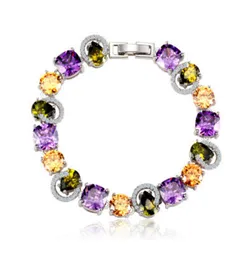 Wed for Crystal Bracelet 2021 in stile rame intarsiato con 3A Zircon Ladies Girlfriend3982409