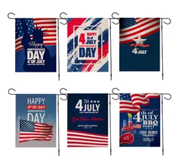 Bannerflaggen American Garden Flag Independence Day Flag 30 45 cm Leinen 4. Juli Gedenkgarten Flaggen Banners8487621