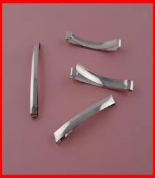 20pcs gümüş kaplama 8mm80cm 315 sade metal slayt saç kılıfında kurşun ve nickle metal saç barrettes snap saç tokası9051760