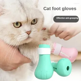 ملابس الكلاب Cat Cat Cover Cover Cools Nails Boot Bath Washing Pet Pet Sector Boots Boots anti-scratch zapatos shoes para gato