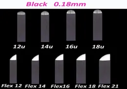 500Pcs 18Pin Needle U Shape Eyebrow Tattoo Superior Microblading Blades For Permanent Makeup Manual Pen 3D Eyebrow Embroidery3537123