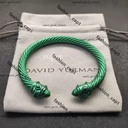 Novo 2024 Dy Desgente David Yurma Jóias Pulseira de alta qualidade Simples e elegante Popular Twoven Twisted Ring Anel de moda David Bracelet Punk Chrome 549