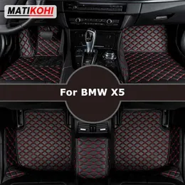 바닥 매트 카펫 Matikohi BMW X5 E53 E70 F15 G05 F85 F95 자동차 카펫 풋 코크 액세서리 T240509 용 맞춤형 자동차 바닥 매트