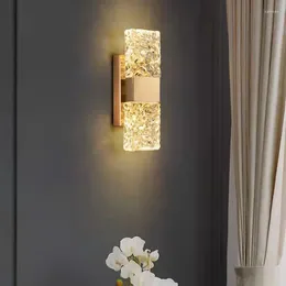 Duvar lambası LED Vintage Sconce Lights Fikstür Başucu Retro Oturma Odası Dekor Yatak Odası Işık