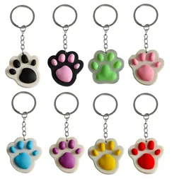 Annan Claw Keychain för födelsedags julfest gynnar gåva Keychains pojkar flickor Keyring lämplig skolväska ryggsäck nyckelväska handba otyd8