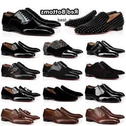 Mens Dress Shoes Greggo Mortimer Dandelion Spikes Flat Men Loafers Luxury Oxford Shoe B loubotinlies christain christianlies christan christianss red bottomlies