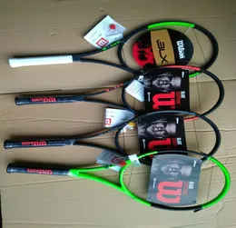 Kolfiber tennisracket racket utrustade med pås tennis grepp racchetta da tennisblad 98 motvail8329751