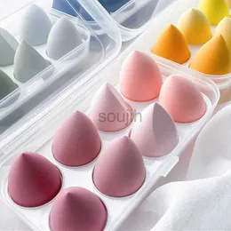 Makeup Tools Beauty Egg Face Makeup Sponge Soft Ever inte Pulver Makeup Egg Ball Sponge Wet Dry Storage Box Cosmetic Tools D240510