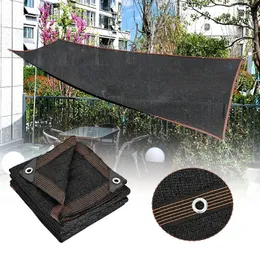 Black Shade Net Anti-UV Sunshade Cloth Outdoor Basen Cover HDPE Sustoblock Mesh Garden Balkon Patio Car Canvas Arenning 240510