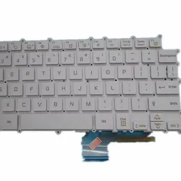 Laptop-Tastatur für LG 14Z90N-V.Ar50B 14Z90N-V.AR53Y 14Z90N-V.AR55B 14Z90N-V.AR55A3 AR58B4 ENGLISCH US WEISE mit Hintergrundbeleuchtung