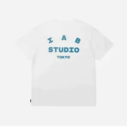 Herren-T-Shirts Koreanische Nische Trendy Marke IAB Studio Tokyo Tokyo Limited Limited Lound Lose Cotton Kurzarm T-Shirt