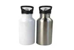 17oz Sublimation Sports Water Bottles Series with Lid and Pacifier Stainless Steel 20oz Heat Transfer Tumblers A164893227