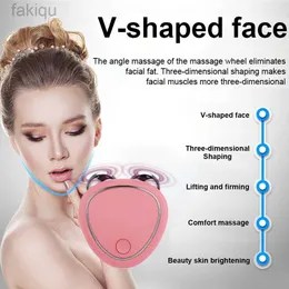 Cleaning EMS facial lifting device facial massager micro current roller skin tightening and repairing anti wrinkle V-shaped facial beauty and health tool d240510