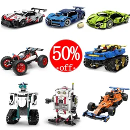 CZ Moter Power App Control Technical Super Racing Car Bricks Robot MOC Toys Kids Higds مجموعات تجميع لبنات البناء 240428