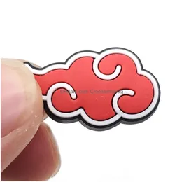 Accessori per parti della scarpa Accessori 100pcs Rosso Cloud Clocg Incarico PVC Cancella Pulsini Pins Drop Delivery Shoes Dhnem