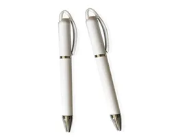 Сублимация Blank Penpoint Pen Party Предпочитайте теплопередача персонализированные DIY Metal Rings Roller Ball Pens School Office Supplies CRE6128972