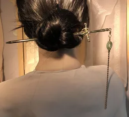 Telefones de jóias de jóias de moda on -line de compras on -line 2022 punk vintage pingente chinês rubi pingente de cabelo
