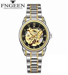 Relogio Feminino Women Watches Self Wind Automatic Mechanical Wristwatches Tourbillon Skeleton Hodinky Female Orologio Meccanico Y1581763