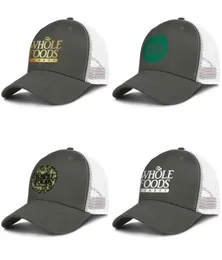 Men039s Whole Foods Market Flash Gold Mesh Hats Womens調整可能な換気スナップバックヘルシーオーガニックカモフラージ7399821