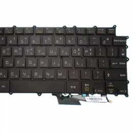 Teclado de laptop para LG 13Z980-B 13Z980-G 13Z980-M 13Z980-T 13ZD980 13ZD980-G 13ZD980-M Coreia KR Black sem quadro