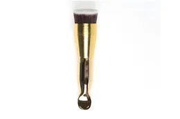 Spoon Foundation Brush Powder Foundation Borsts Contour Makeup Brushes toalettet för smink Application Cosmetic Tool Gold8337653