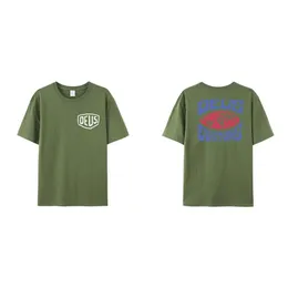 メンズTシャツDEUS MEN SHIRT 2023 NOVELTY半袖OネックコットンカジュアルトップティープラスサイズファッションEX HINA