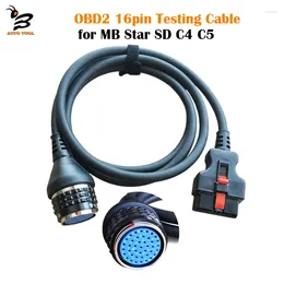 Para MB Star C4 C5 SD Connect Compact 4 OBD2 16pin Testing Cable Auto Diagnostic Tools Acessórios de carro