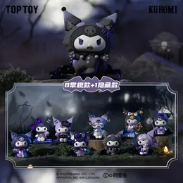 Toptoy Kuromi Werewolves of Millers Hollow Series Blind Box Bambole Ornament Kawaii Childrens Toy Anime Model Birthday Gift 240510