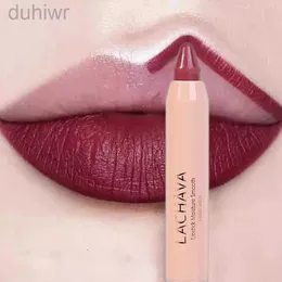 Lip Ołówki Velve Matte Nude Lipstick Wodoodporne klej bez kleju Trwałe szminki Czerwona Różowa Controur Cosmetics D240510