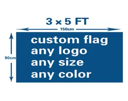 Custom Flag Premium Qualidade FedEx Cost Design 100D Polyester 150x90cm Sports Advertising Club Logo Banner3576517