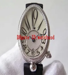 ZF Factory Reine de Nápoles Luxury Watch 316L Aço inoxidável Relógios de pulso Diamante Sapphire Swiss 5373 Transparent88837297 automático