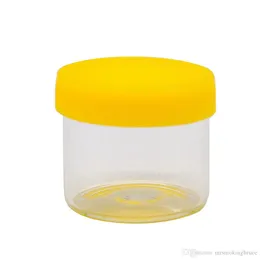 Ferramenta de fumar 8 ml de vidro FDA Silicone Jar Cera Óleo