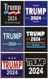 2024 Trump Car Stickers USA Prezydencka Kampania Prezydencka Trumpa naklejka na zderzak dekoracyjny 8 colors xd242288385469