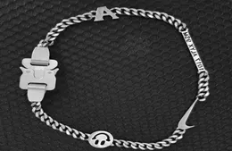 2020 1017 Alyx Studio Logo Metallkette Halskette Armbandgürtel Männer Frauen Hip Hop Outdoor Street Accessoires Festival Geschenk Shi9490308