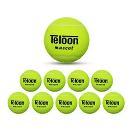 كرات التنس 10 مساءً حزمة كرة مع تيلون بطيئة المبتدئين للمبتدئين الكلاب التدريبية المتينة المتينة تسليم تسليم DH5TS