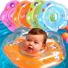 Nya 1 datorer Baby Swim Ring Neck Tube Ring Safety Spädbarn Neck Circle för barn Simbassäng Bad Bummata LifeBuoyinFlatable Infant LifeBuoy