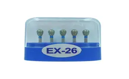 1 Pack5PCS EX26 Dental Diamond Burs Medium FG 16m für Zahngeschwindigkeit Handstück Viele Modelle verfügbar 4274405